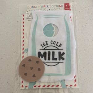 Ice Cold Milk Kids Costume with Cookie Accessory